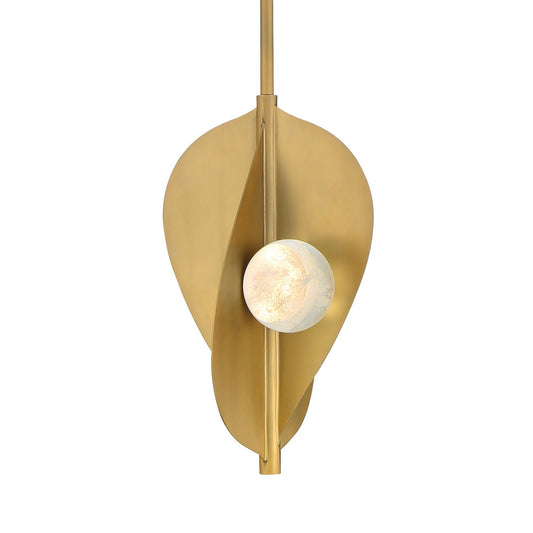 Pod LED Pendant in Legacy Brass