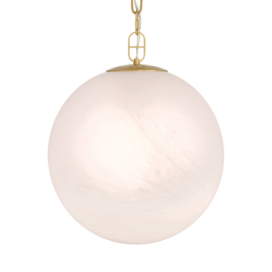 Marbelle One Light Pendant in Legacy Brass