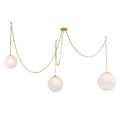 Marbelle Three Light Pendant in Legacy Brass