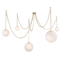 Marbelle Five Light Pendant in Legacy Brass