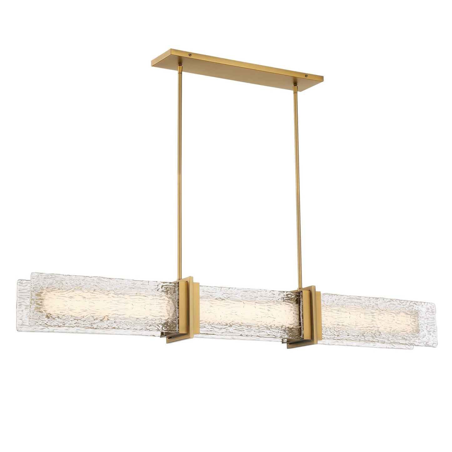 Lumina LED Island Pendant in Legacy Brass