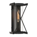 Rockhill One Light Outdoor Wall Sconce in Dark Matte Black