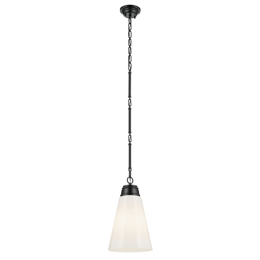 Marsailli One Light Pendant in Black