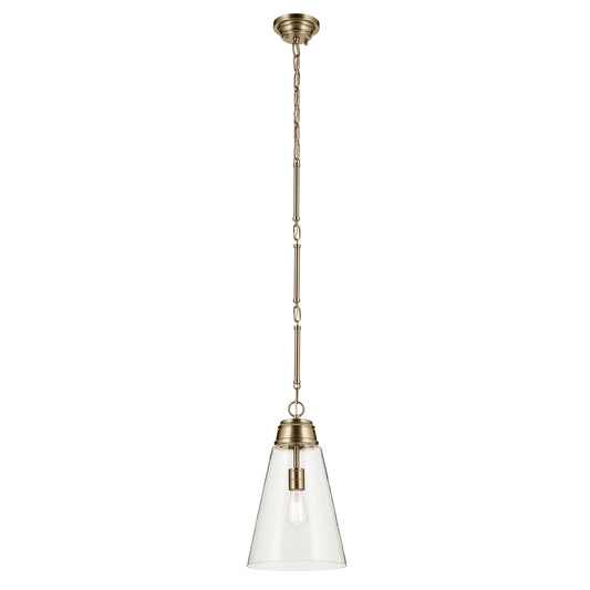 Marsailli One Light Pendant in Champagne Bronze