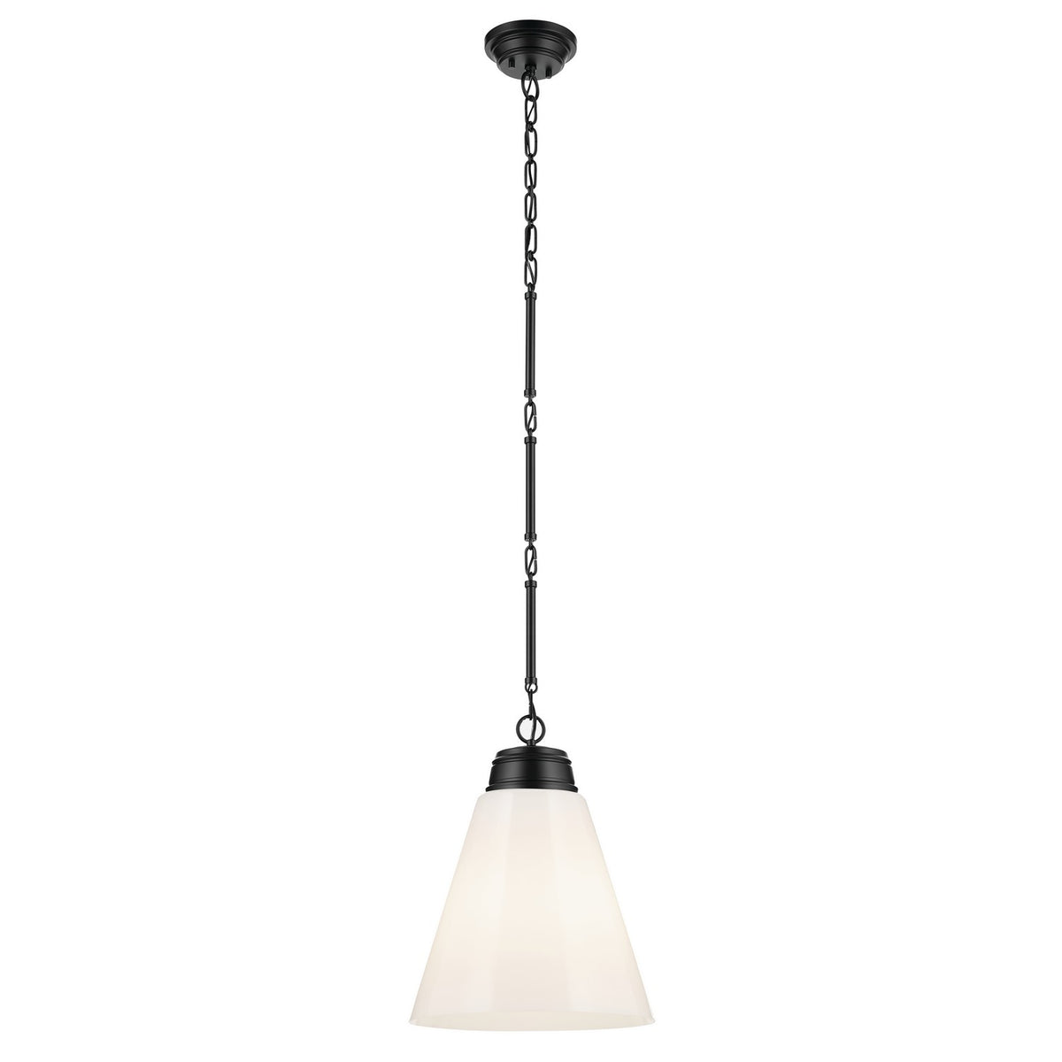 Marsailli One Light Pendant in Black