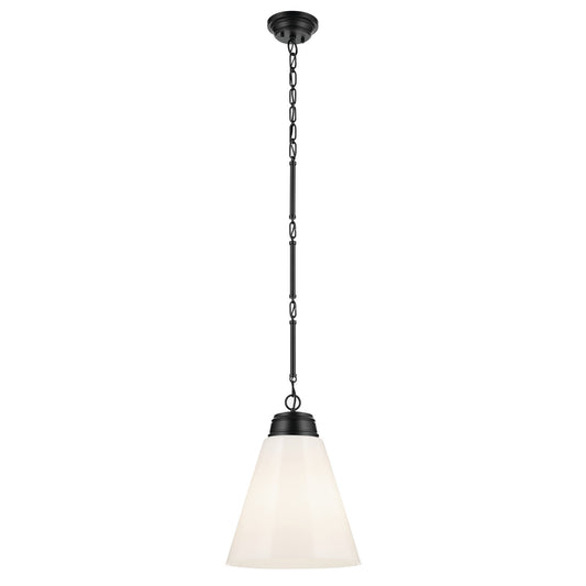 Marsailli One Light Pendant in Black