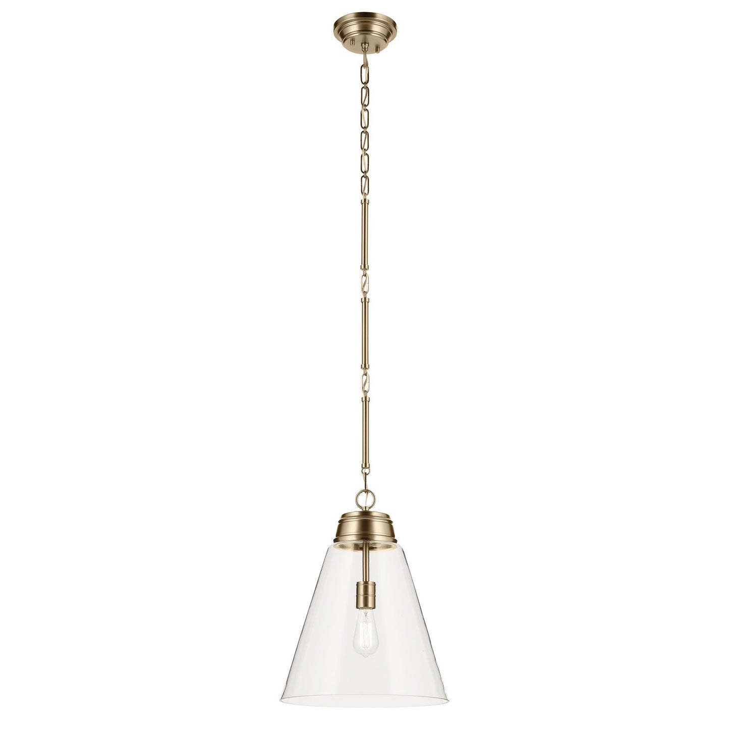 Marsailli One Light Pendant in Champagne Bronze