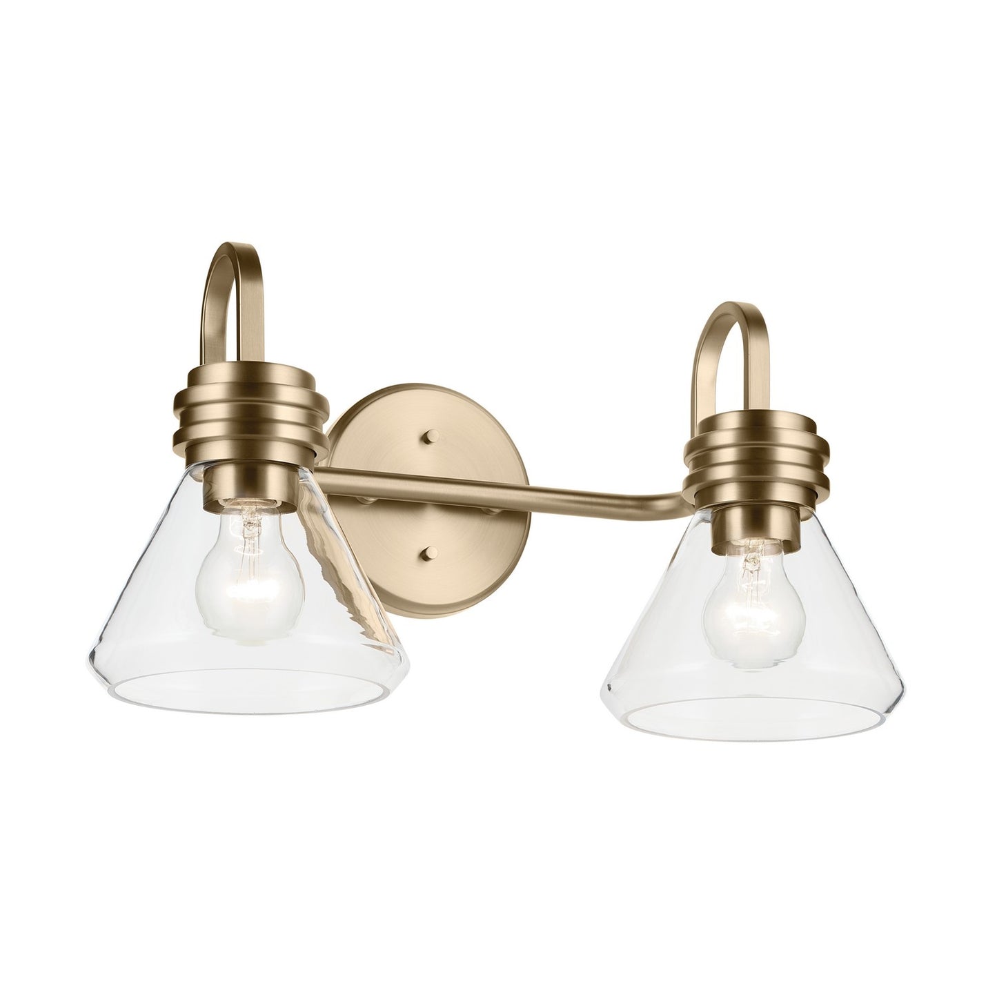 Farum Two Light Bath in Champagne Bronze