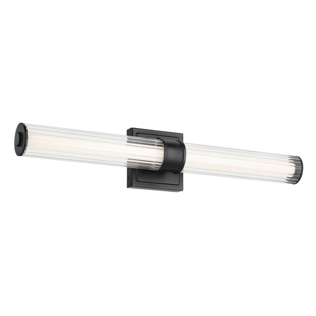 Laurene LED Linear Bath in Black