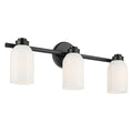 Shae Three Light Bath in Black