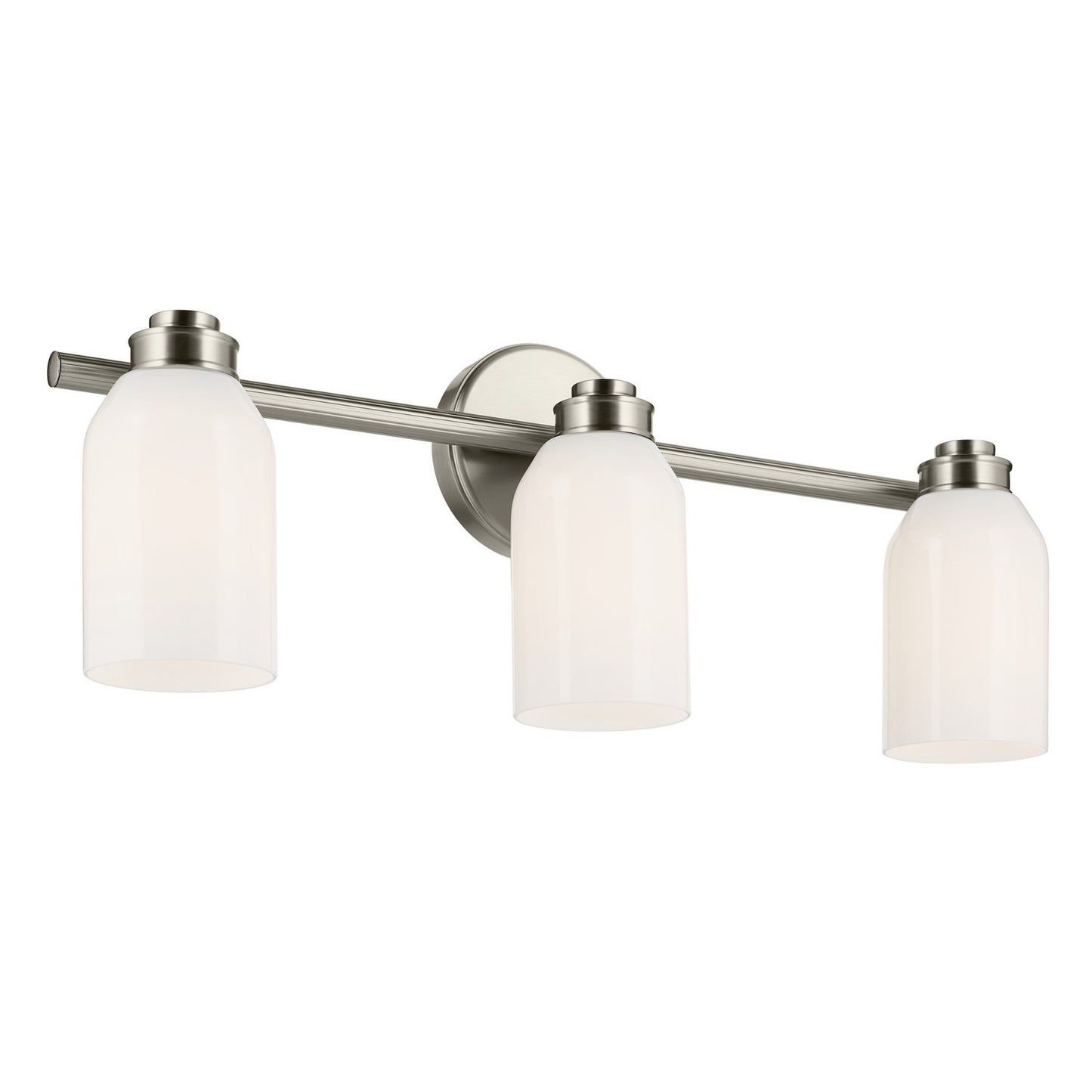Shae Three Light Bath in Brushed Nickel
