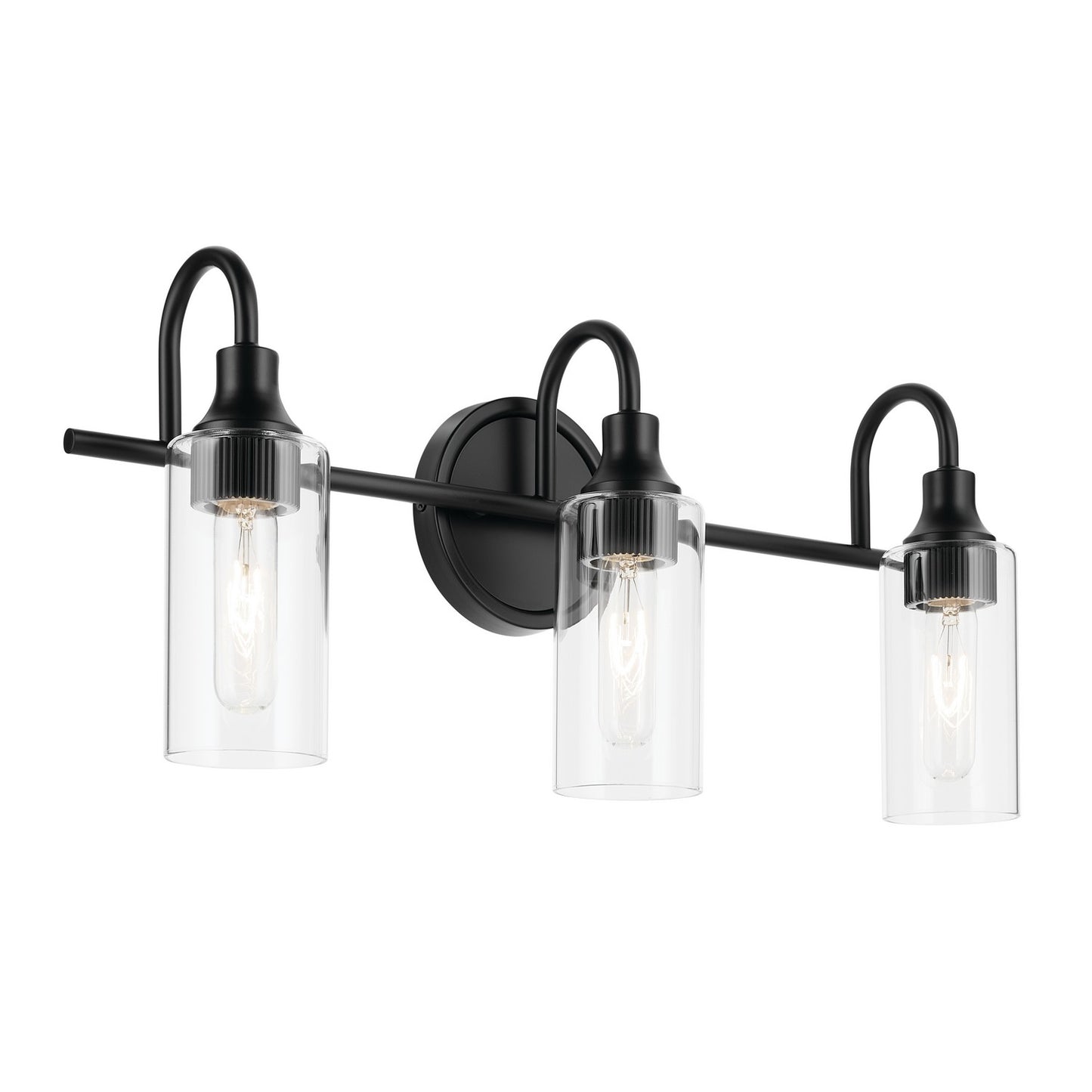 Kavi Three Light Bath in Black