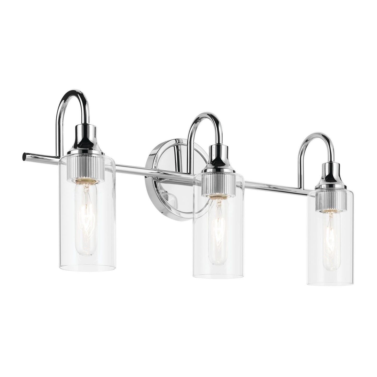 Kavi Three Light Bath in Chrome