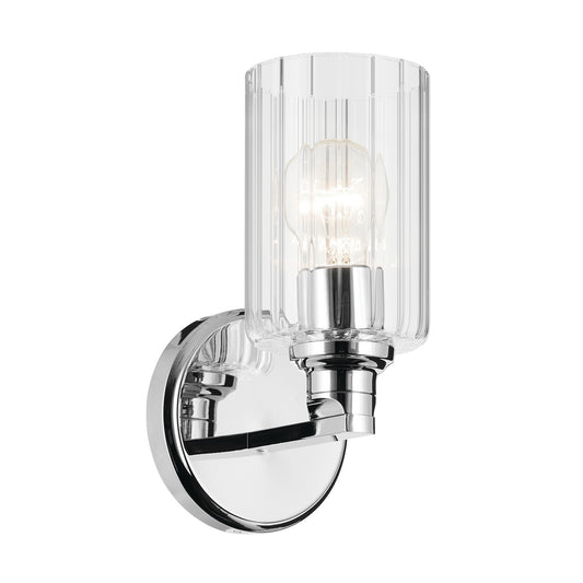 Gioe One Light Wall Sconce in Chrome