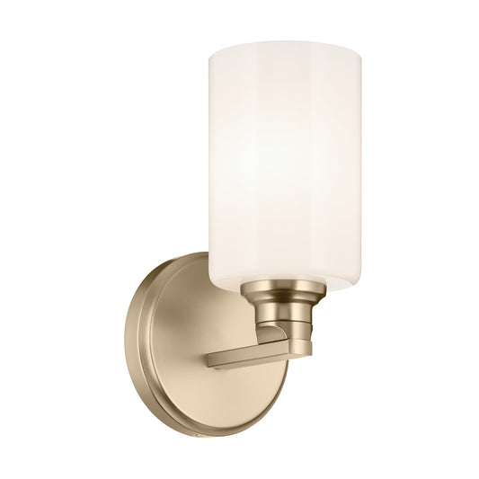 Gioe One Light Wall Sconce in Champagne Bronze