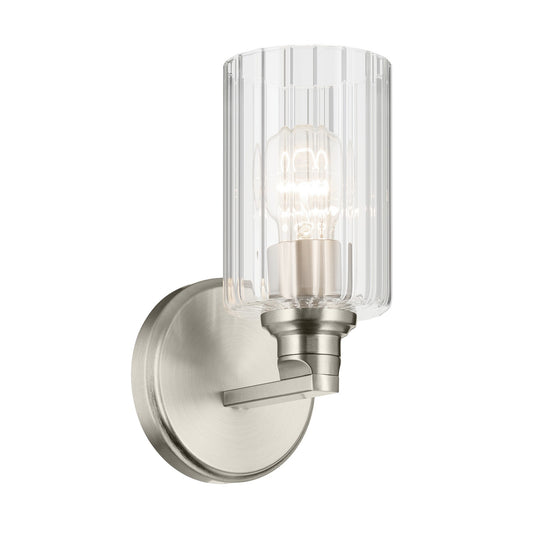 Gioe One Light Wall Sconce in Brushed Nickel