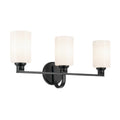 Gioe Three Light Bath in Black