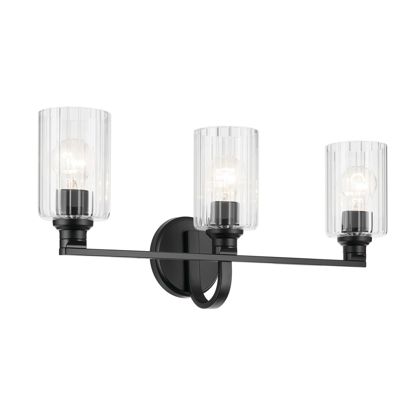 Gioe Three Light Bath in Black