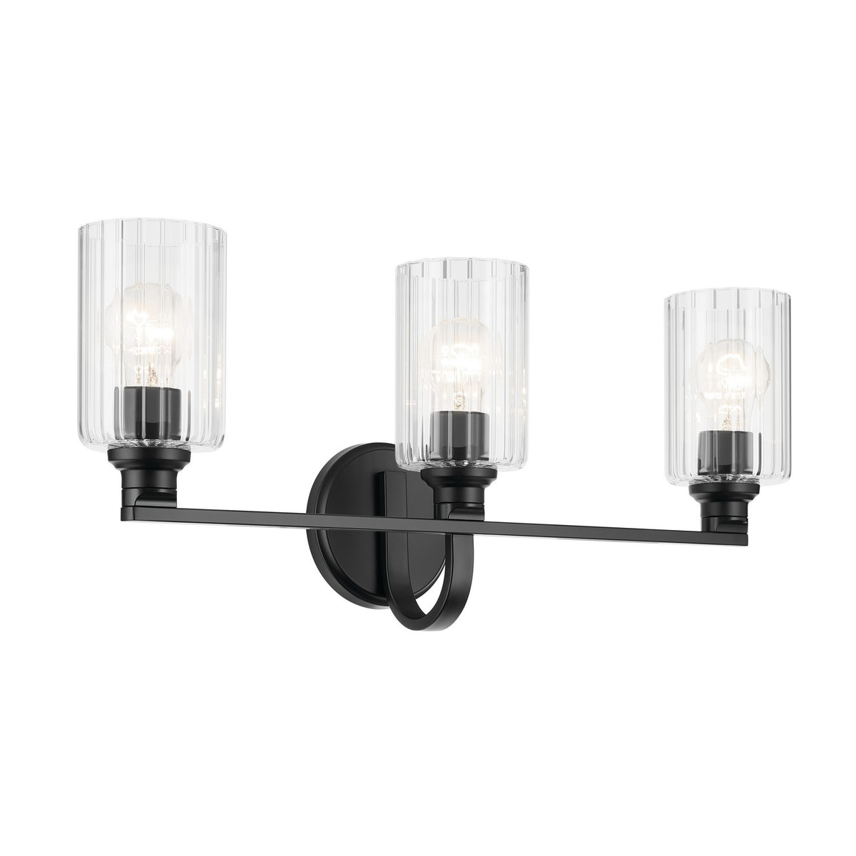Gioe Three Light Bath in Black