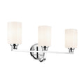 Gioe Three Light Bath in Chrome