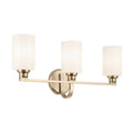 Gioe Three Light Bath in Champagne Bronze