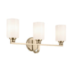 Gioe Three Light Bath in Champagne Bronze