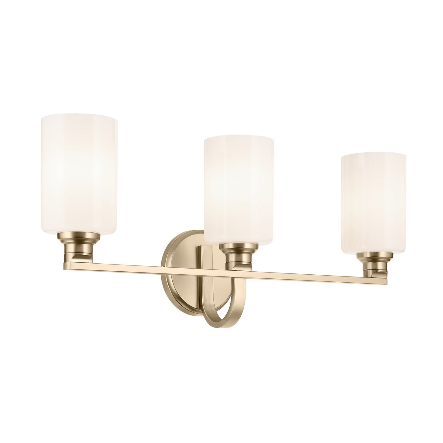Gioe Three Light Bath in Champagne Bronze