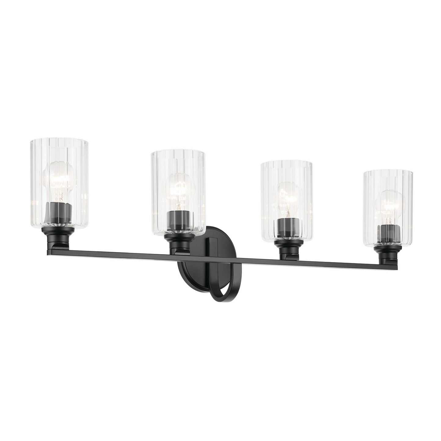 Gioe Four Light Bath in Black