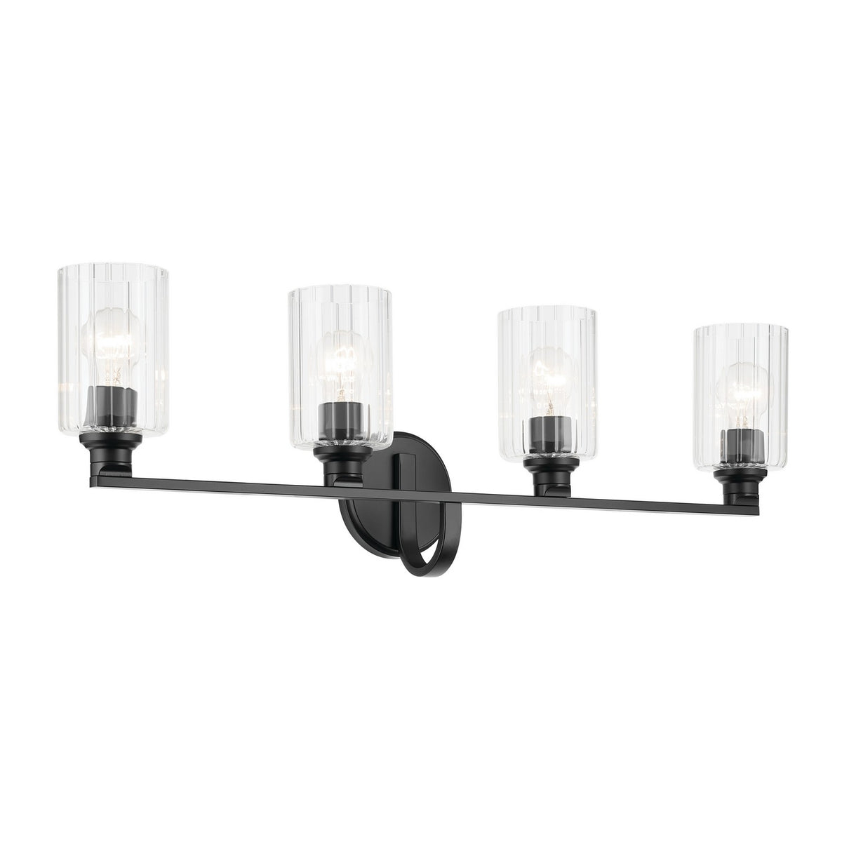 Gioe Four Light Bath in Black