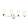 Gioe Four Light Bath in Brushed Nickel