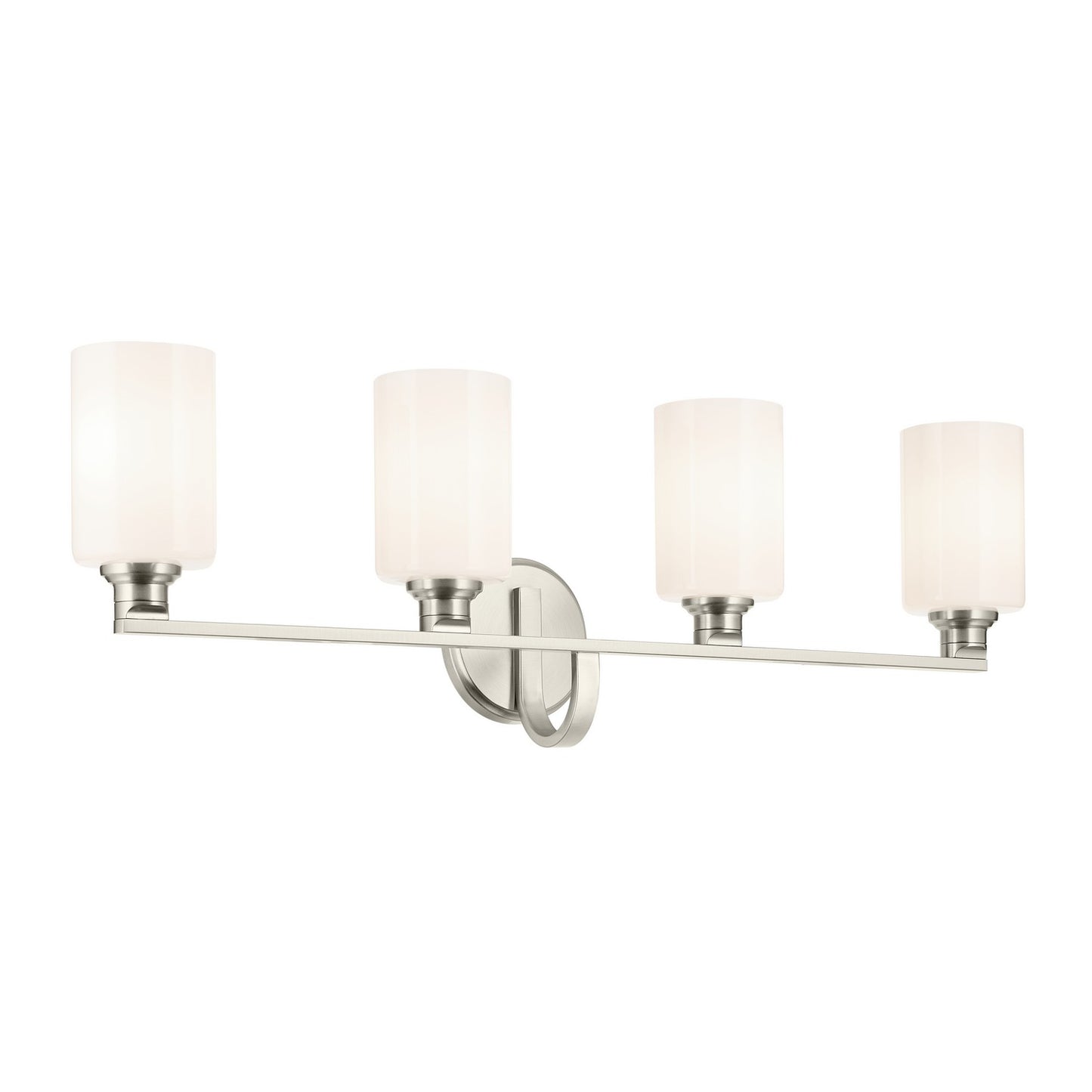 Gioe Four Light Bath in Brushed Nickel