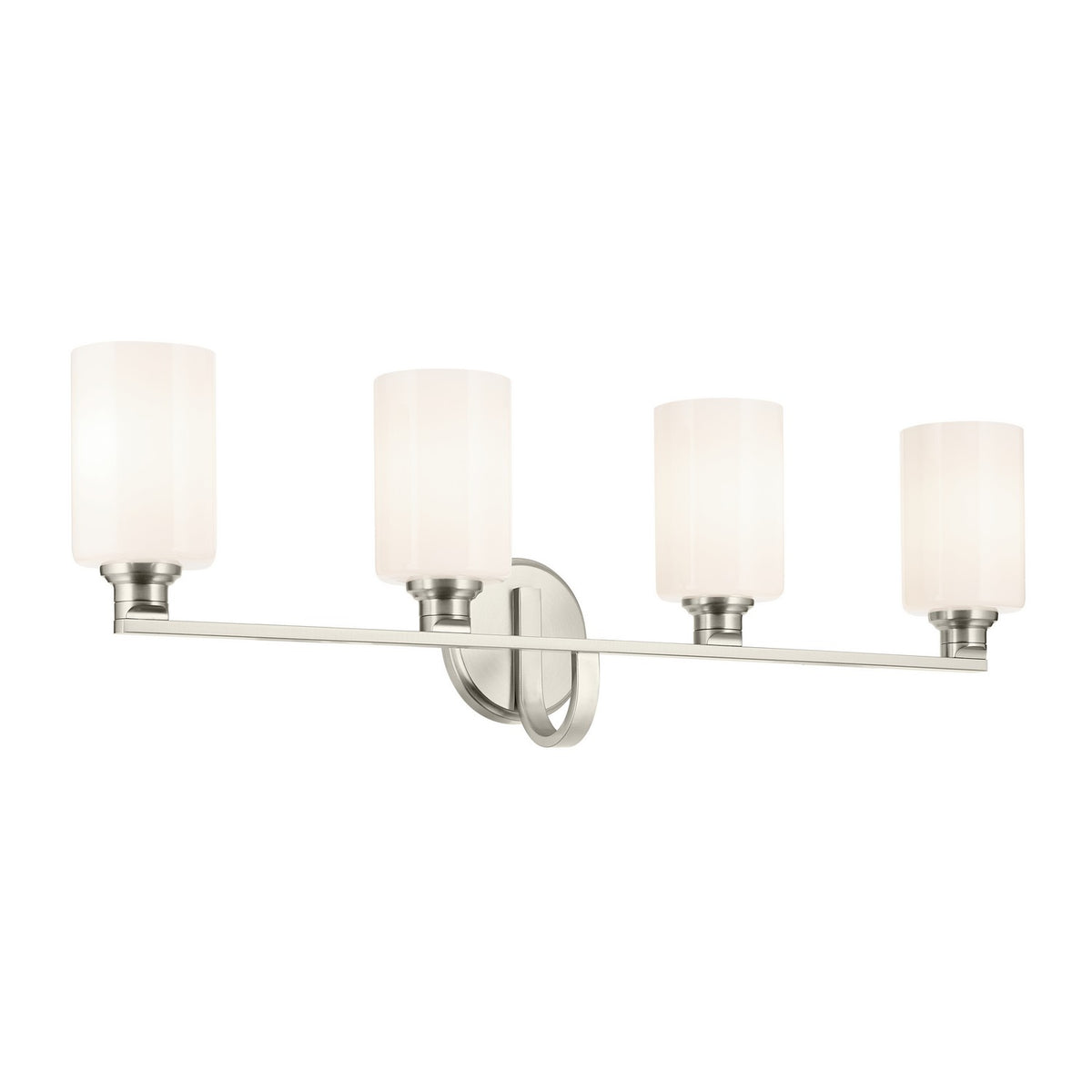 Gioe Four Light Bath in Brushed Nickel