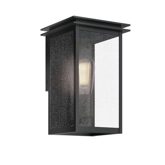 Arkville One Light Outdoor Wall Mount in Textured Black
