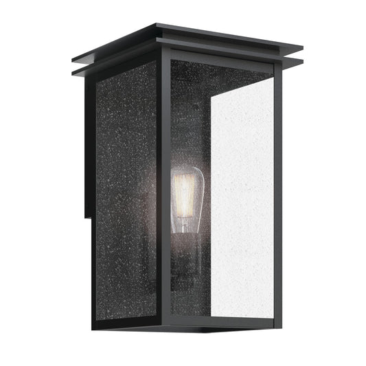 Arkville One Light Outdoor Wall Mount in Textured Black