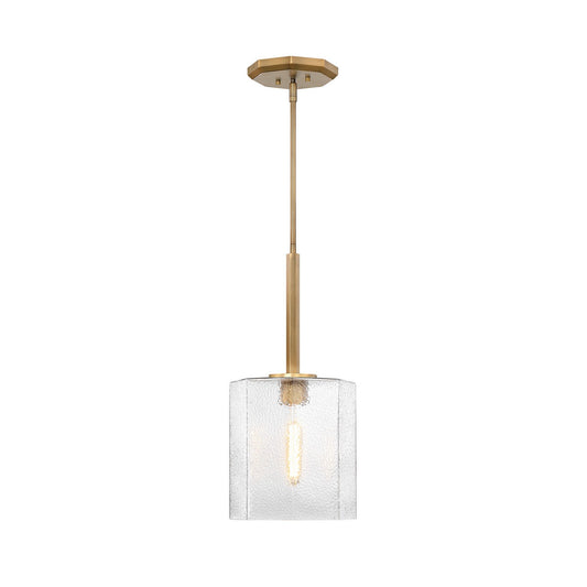 Haven One Light Pendant in Old Satin Brass