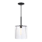 Haven One Light Pendant in Matte Black