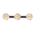Fina Three Light Vanity in Matte Black