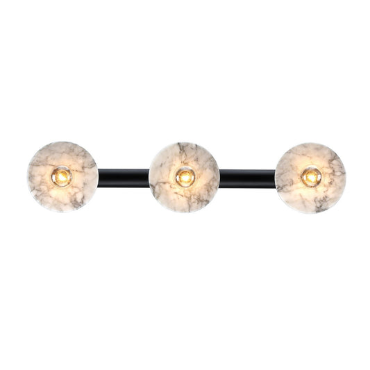 Fina Three Light Vanity in Matte Black