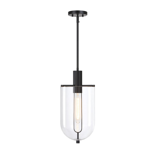 Skylar One Light Pendant in Matte Black
