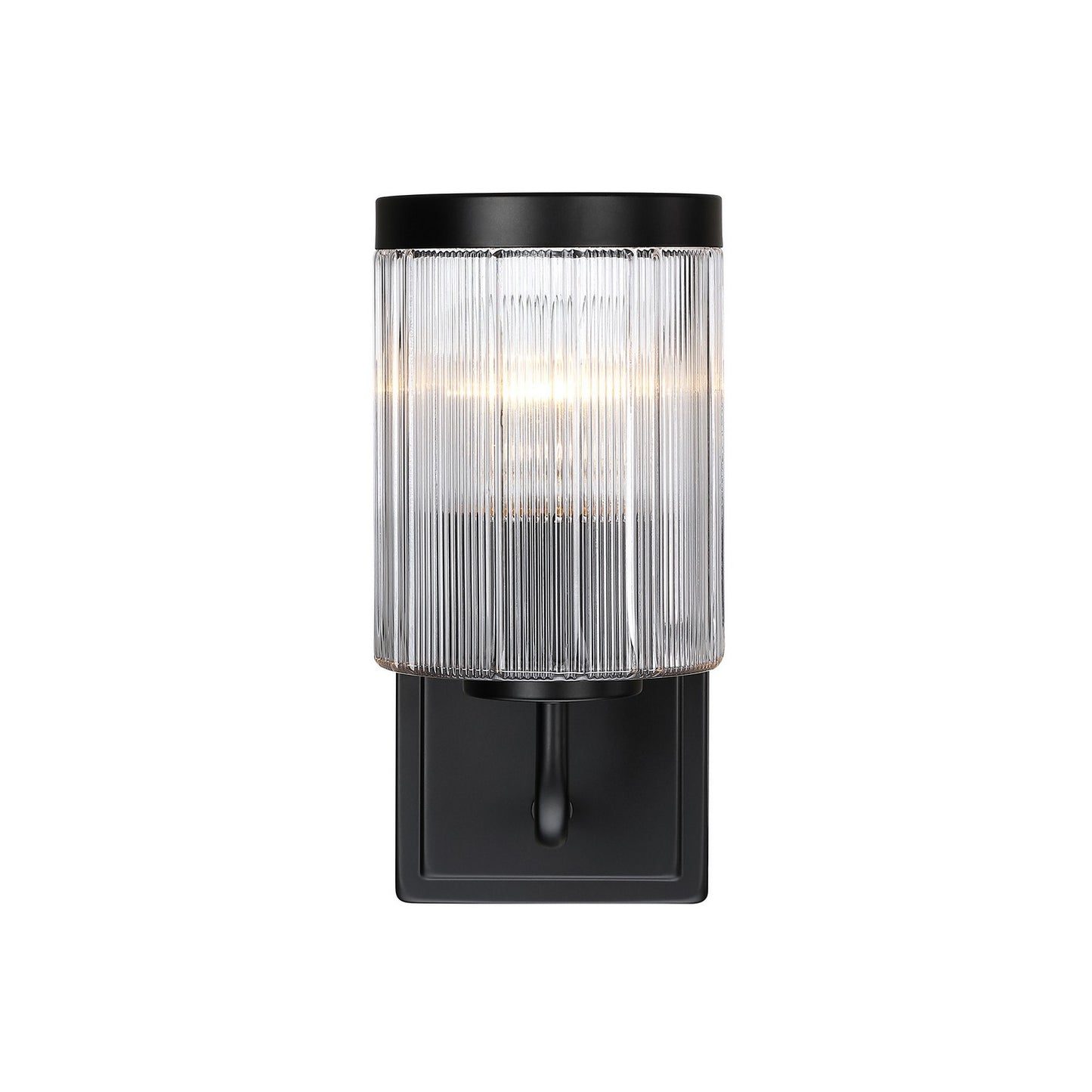 Aspen One Light Wall Sconce in Matte Black