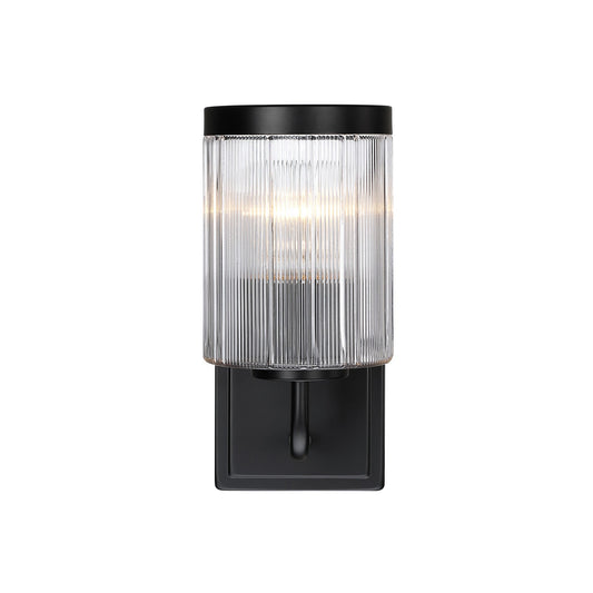 Aspen One Light Wall Sconce in Matte Black