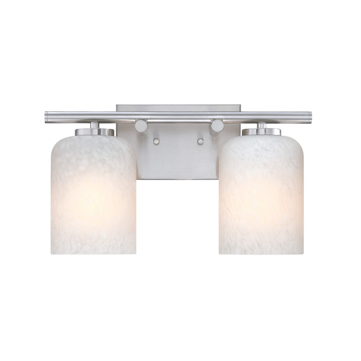 Bluestone Ridge Two Light Vanity in Brushed Nickel