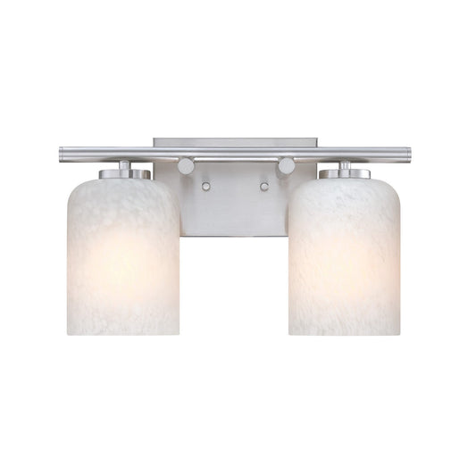 Bluestone Ridge Two Light Vanity in Brushed Nickel