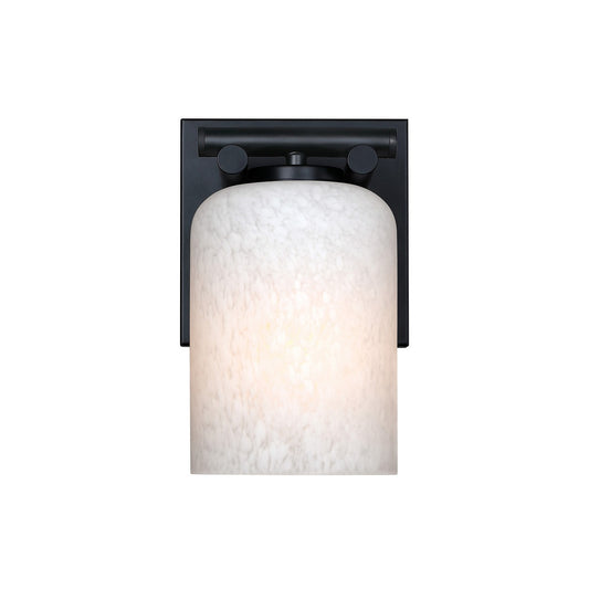 Bluestone Ridge One Light Wall Sconce in Matte Black