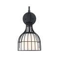 Evensong One Light Wall Sconce in Matte Black