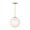 Pixie One Light Pendant in Burshed Gold