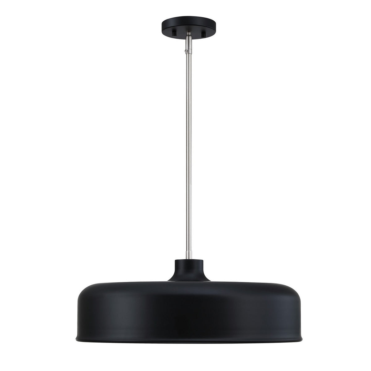 Forbidden Springs Eight Light Pendant in Matte Black