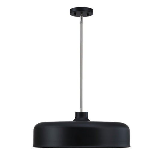 Forbidden Springs Eight Light Pendant in Matte Black