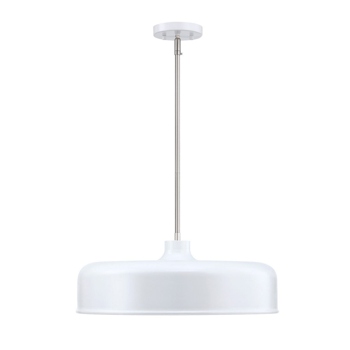 Forbidden Springs Eight Light Pendant in Matte White