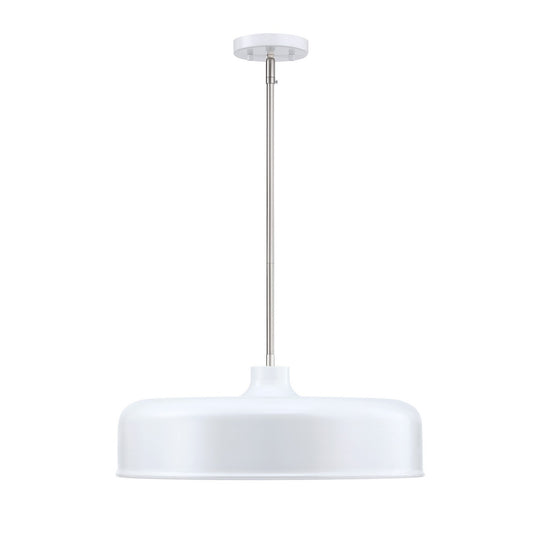 Forbidden Springs Eight Light Pendant in Matte White